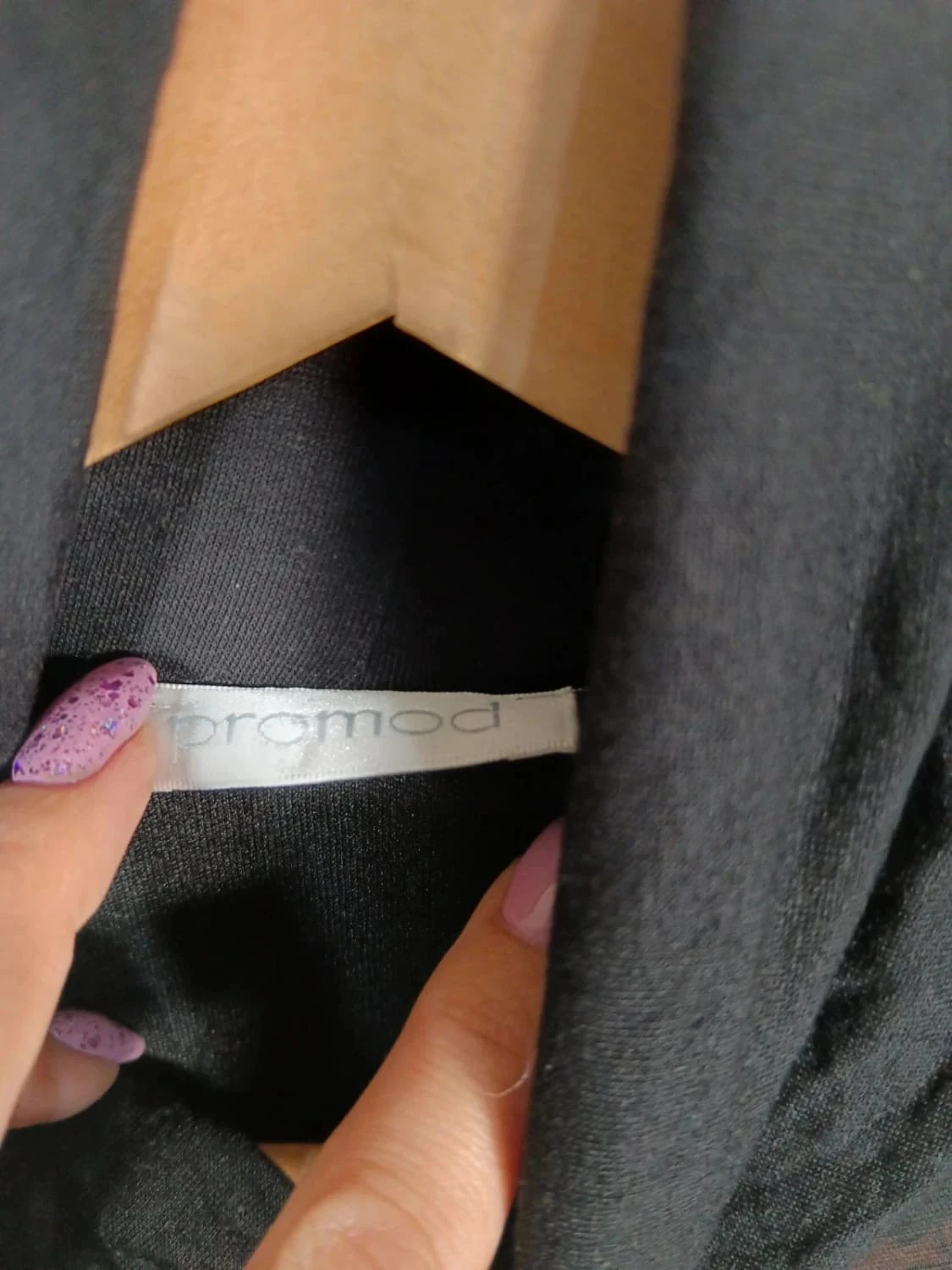 C19 vestido estampado marrón Promod 38 – photo 3